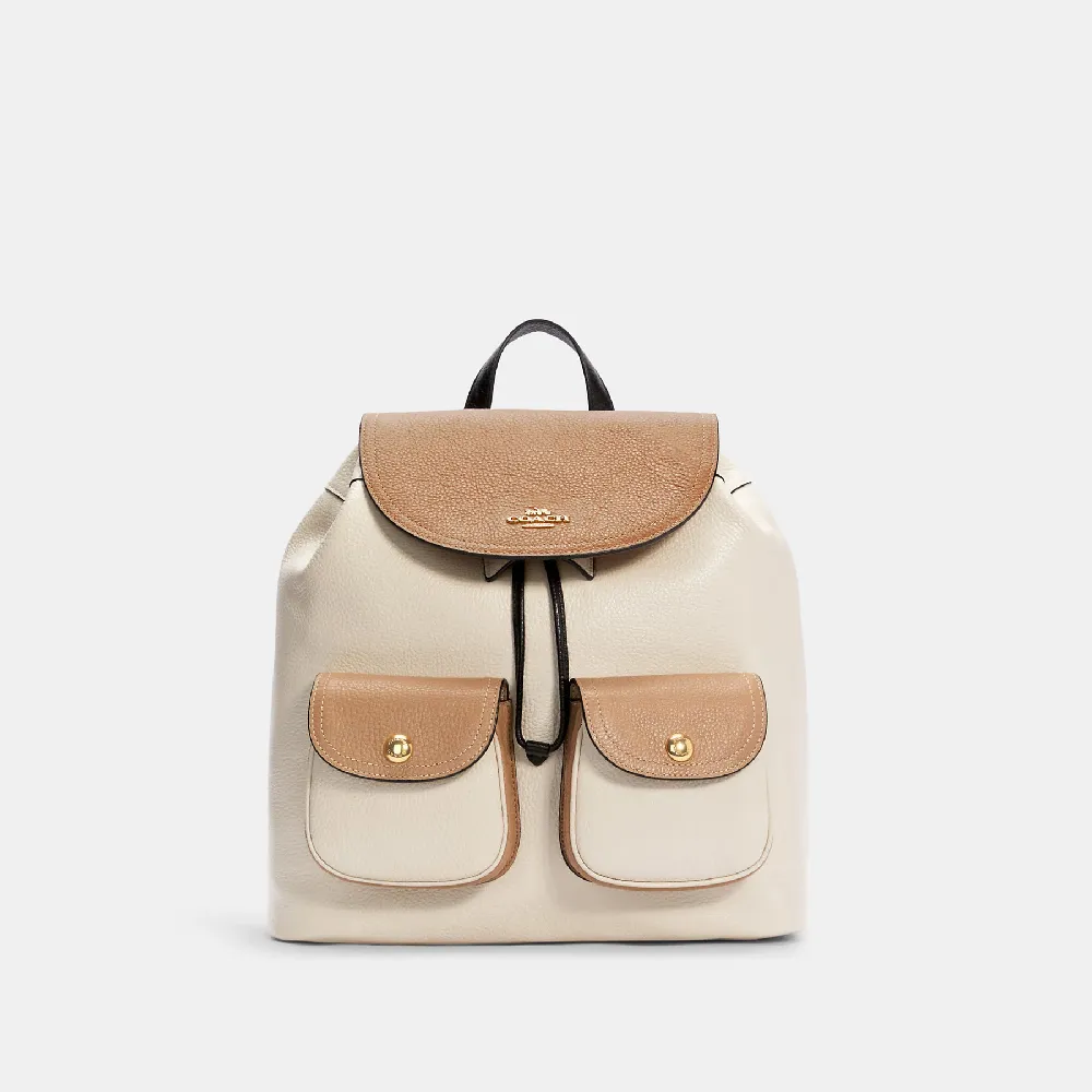 Pennie Backpack In Colorblock - Belmont Luxe