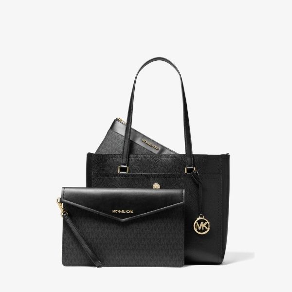Michael Kors - Maisie Large Pebbled Leather 3-in-1 Tote Bag
