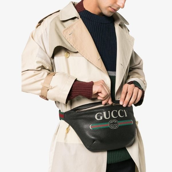 Forfatning Karakter patrulje Gucci - Large Print Belt Bag - Belmont Luxe