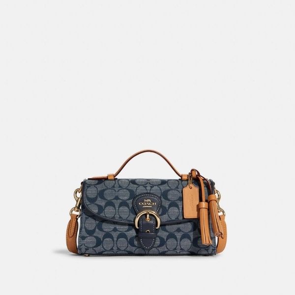 Coach - Kleo Top Handle In Signature Chambray - Belmont Luxe