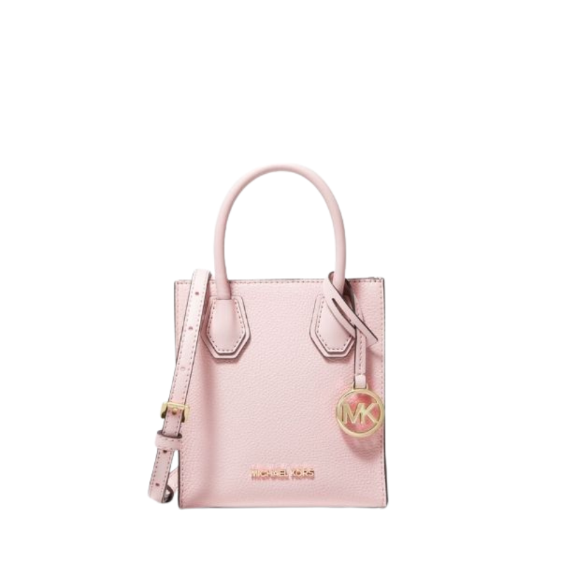 Michael Kors, Bags, Michael Kors Mercer Xs Mini Satchel Shopper Crossbody  Bag Mk Vanilla Pink